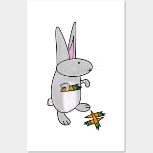 Happy Rabbit Posters and Art